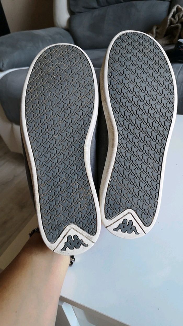 Baskets Kappa grise reflets doré - photo numéro 4