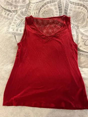 Débardeur rouge