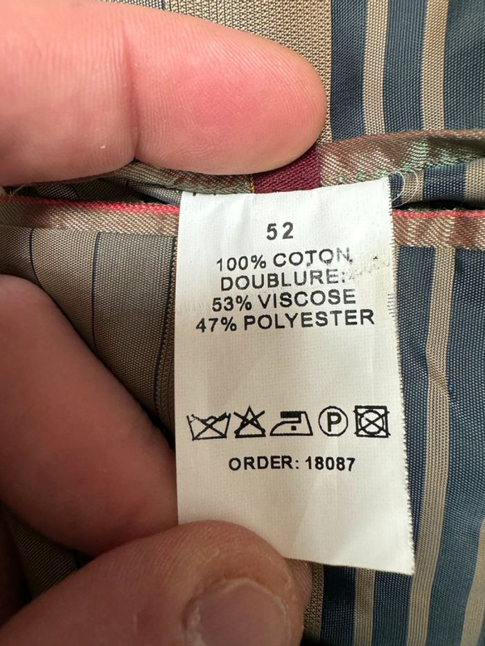 Blazer effet velours côtelé Olly Gan Taille L - photo numéro 4