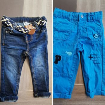Lot de 2 pantalons en 6 mois