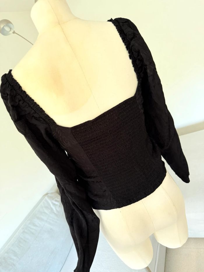Blouse imprimé noir H&M - photo numéro 5