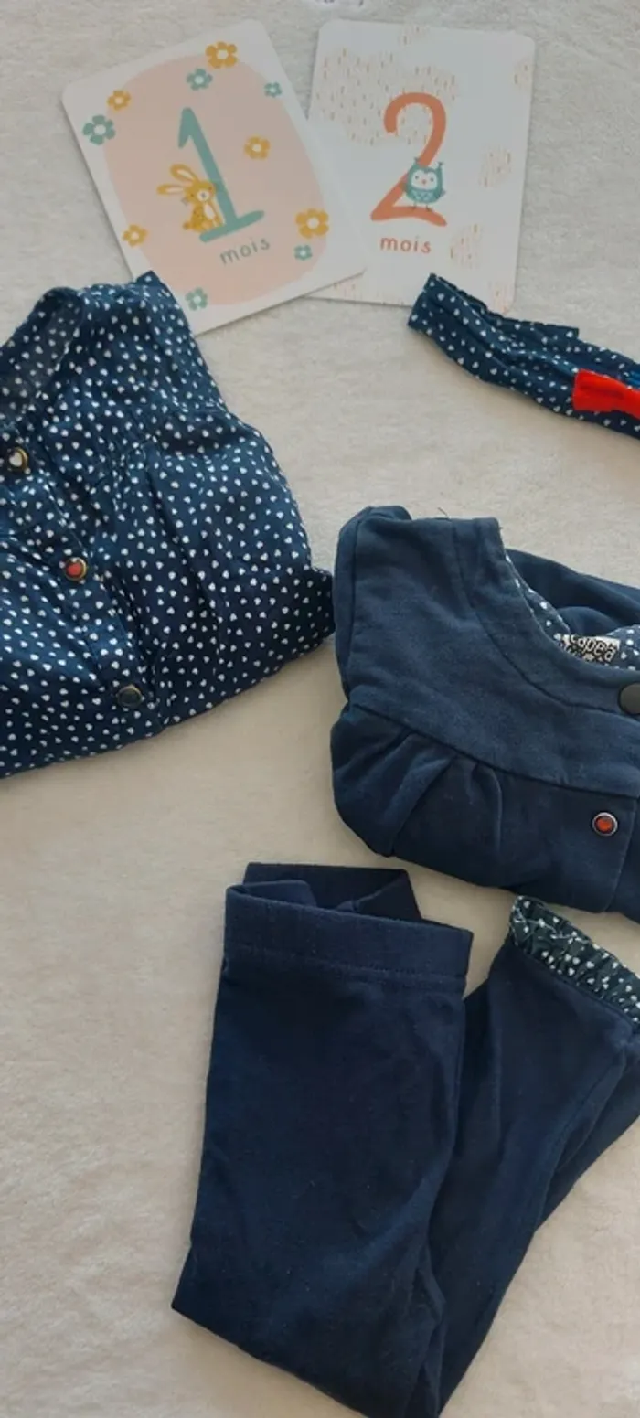 Ensemble bébé fille 12 mois