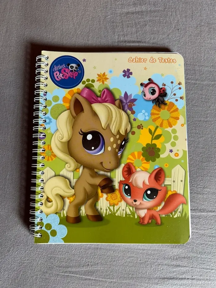 Cahier de texte littlest petshop