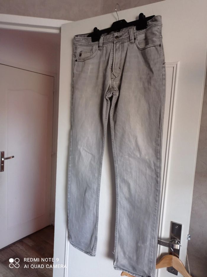 Jean gris slim  homme taille 34 US Kaporal