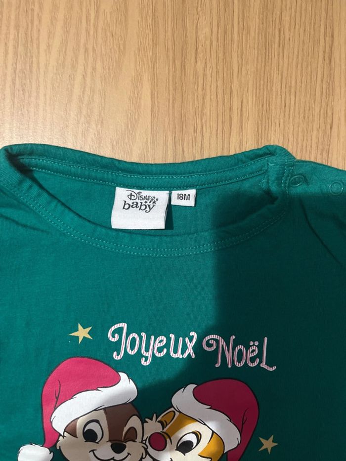 T-shirt manches longues Disney baby 18mois - photo numéro 2