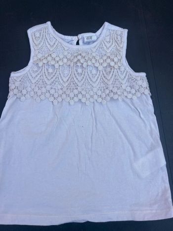 Petit débardeur dentelle h&m 9-12 mois