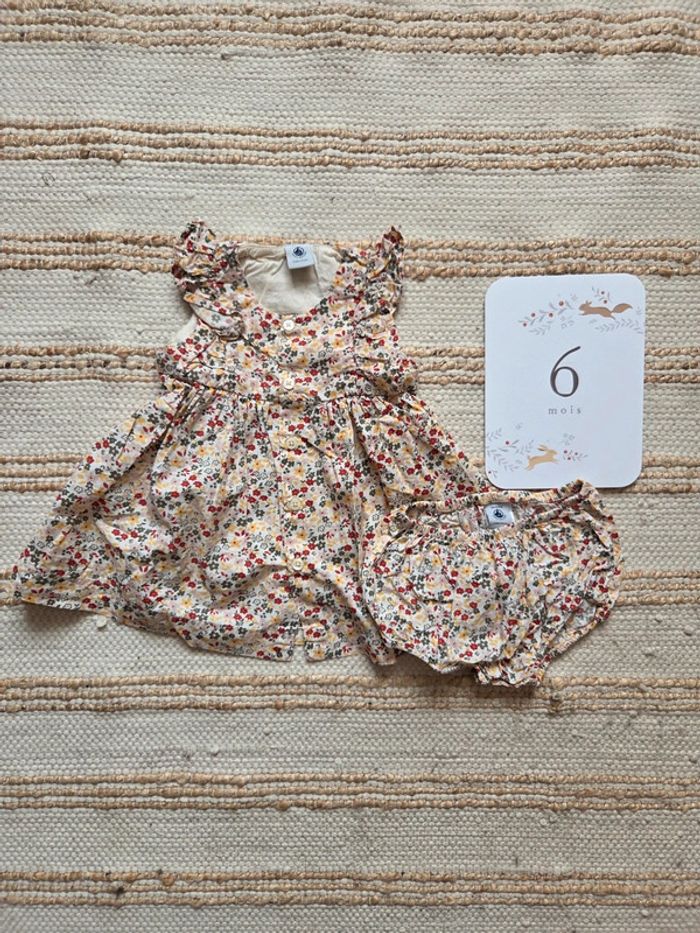 Robe été fleuri avec bloomer