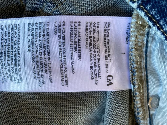 Short bermuda jog en jeans stretch 13 ans C&A - photo numéro 7