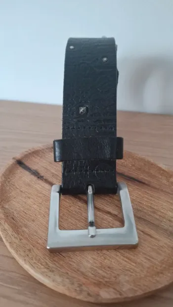 Ceinture Liu jo en cuir véritable - noir - Luxe made in Italy