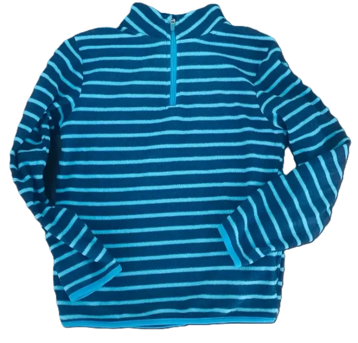 🧥 Polaire rayée zippée In Extenso – Garçon 12 ans – Très bon état - photo numéro 2