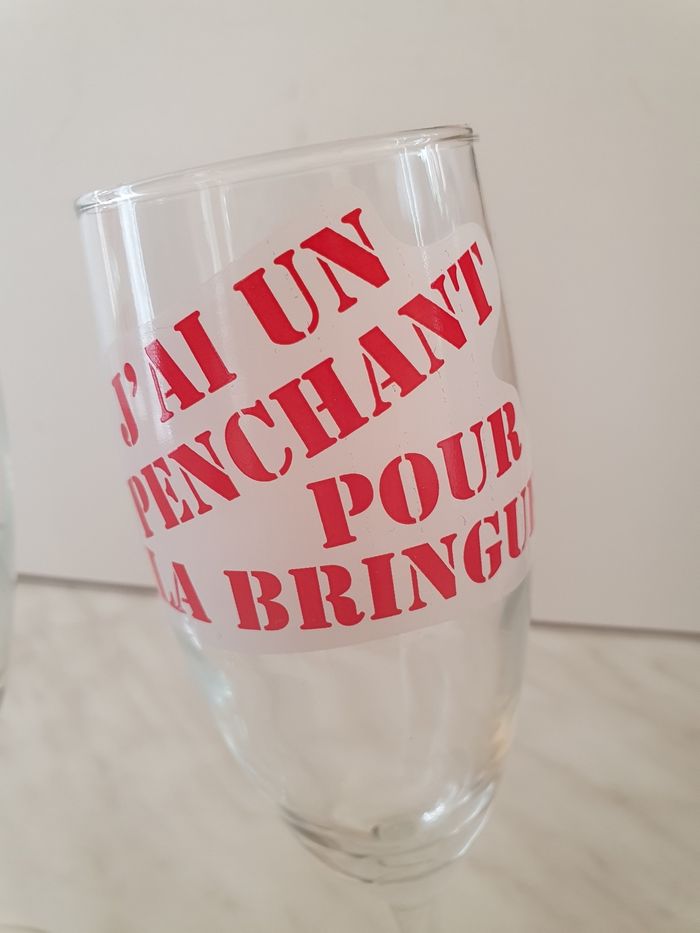 2 verres à champagne humoristique - photo numéro 3