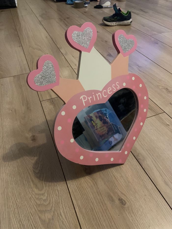Miroir princesse bois