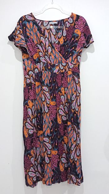 Robe fluide wax violet Blancheporte taille 40