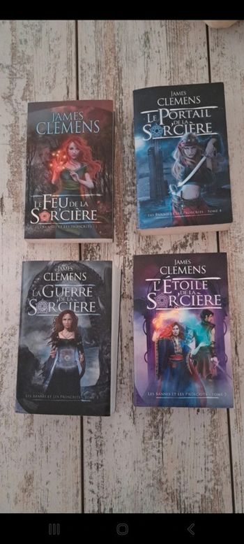 Lot 4 livres Les Bannis et les Proscrits, Grand format