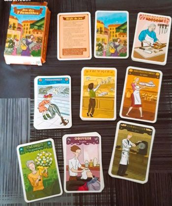 Jeu des 7 familles, Les commerçants du quartier