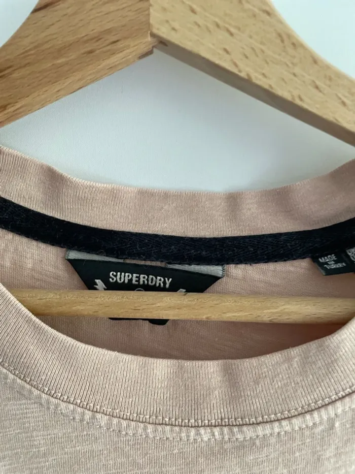 T-shirt rose clair 38 superdry - photo numéro 3