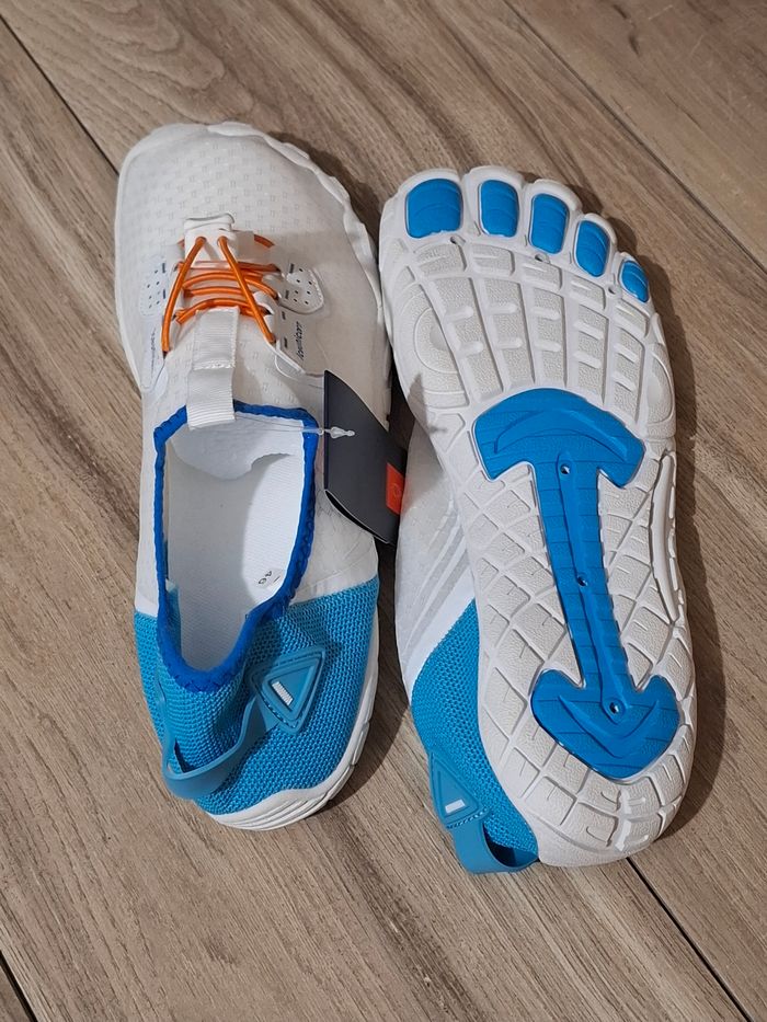 Chaussure homme sport aquatique finesse bleu blanc - photo numéro 2