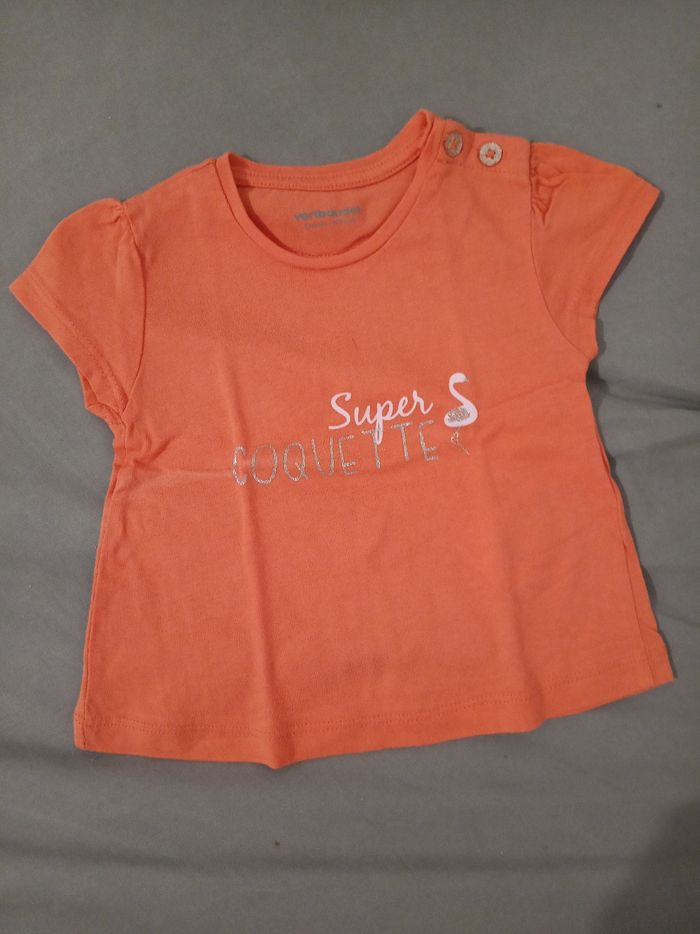 T-shirt "super coquette" _ 3 mois