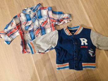 Chemise et veste 1 mois