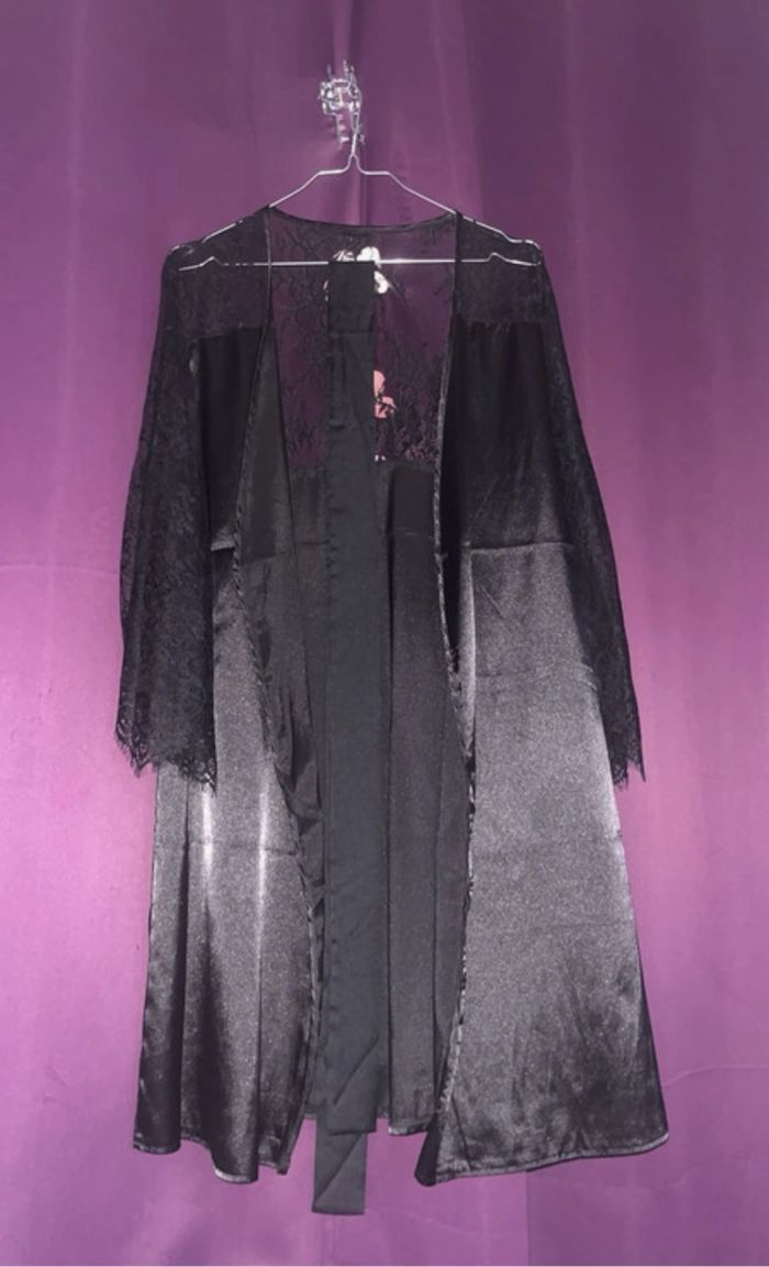 Peignoir dentelle sexy