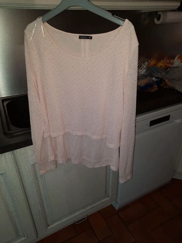 T shirt - taille 4 - Bréal - couleur rose