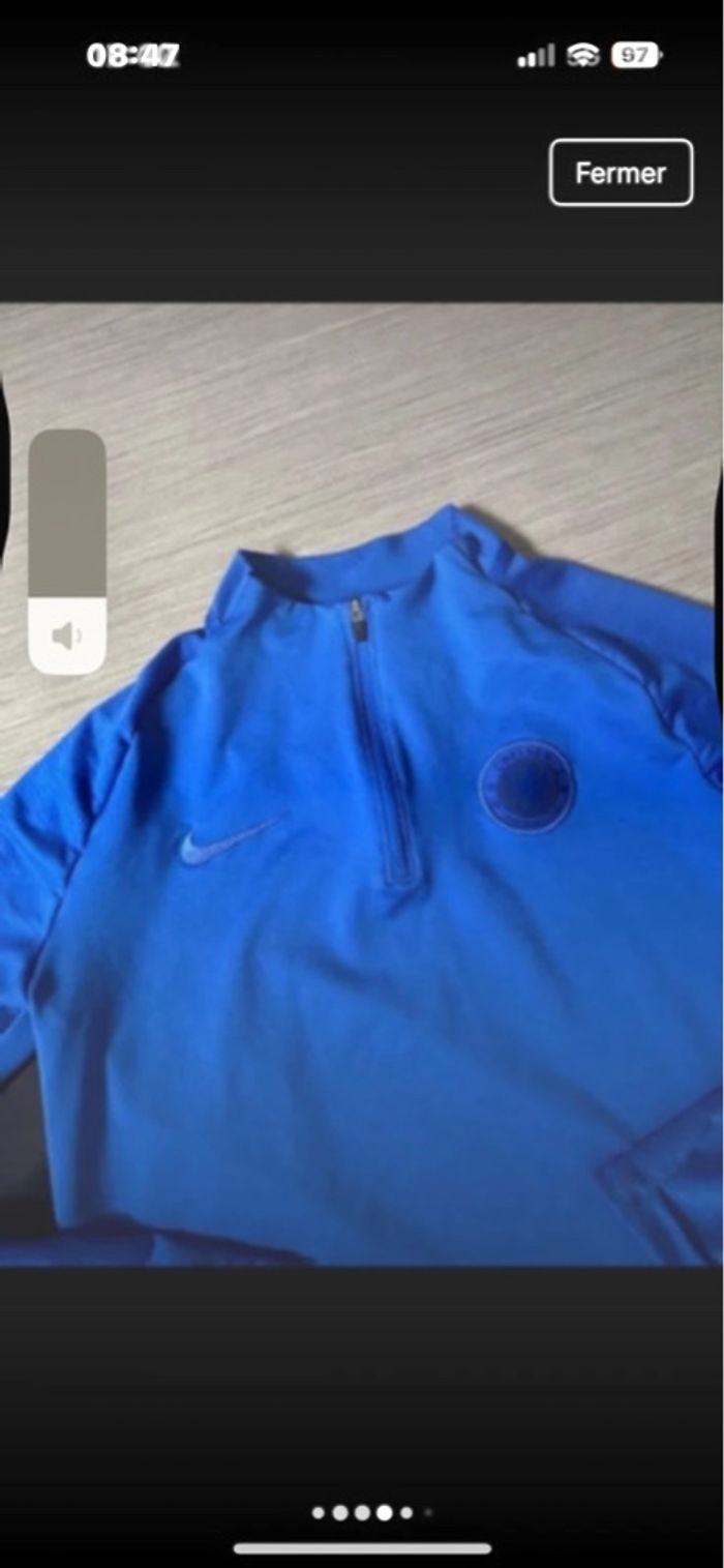 Maillot manches longues foot Nike Chelsea 13/15 ans - photo numéro 4