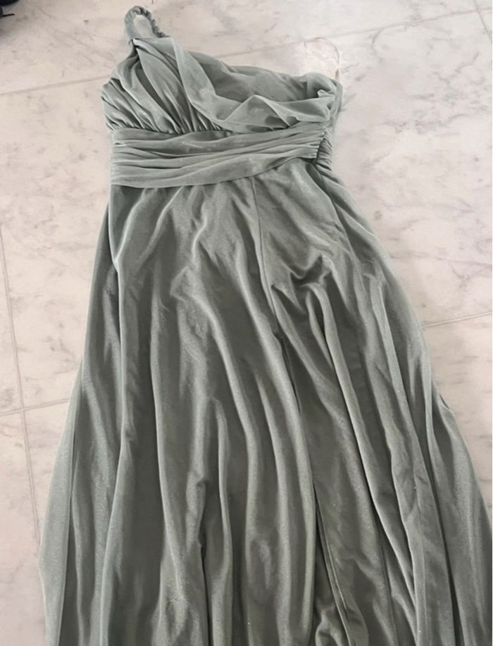 Robe soirée vert d eau taille M - photo numéro 2