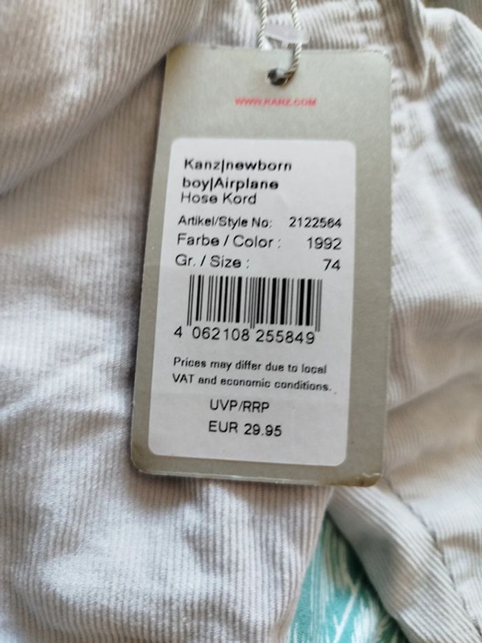 Pantalon velours T 9 mois - photo numéro 3