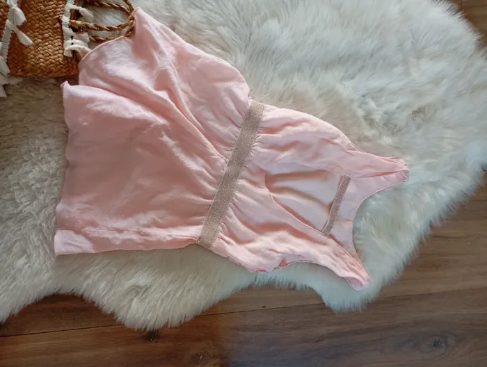 Orchestra 💖 combinaison chic cérémonie rose poudrée 4 bs - photo numéro 6