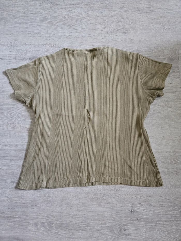 T-shirt femme manche courte 100 % coton - photo numéro 2