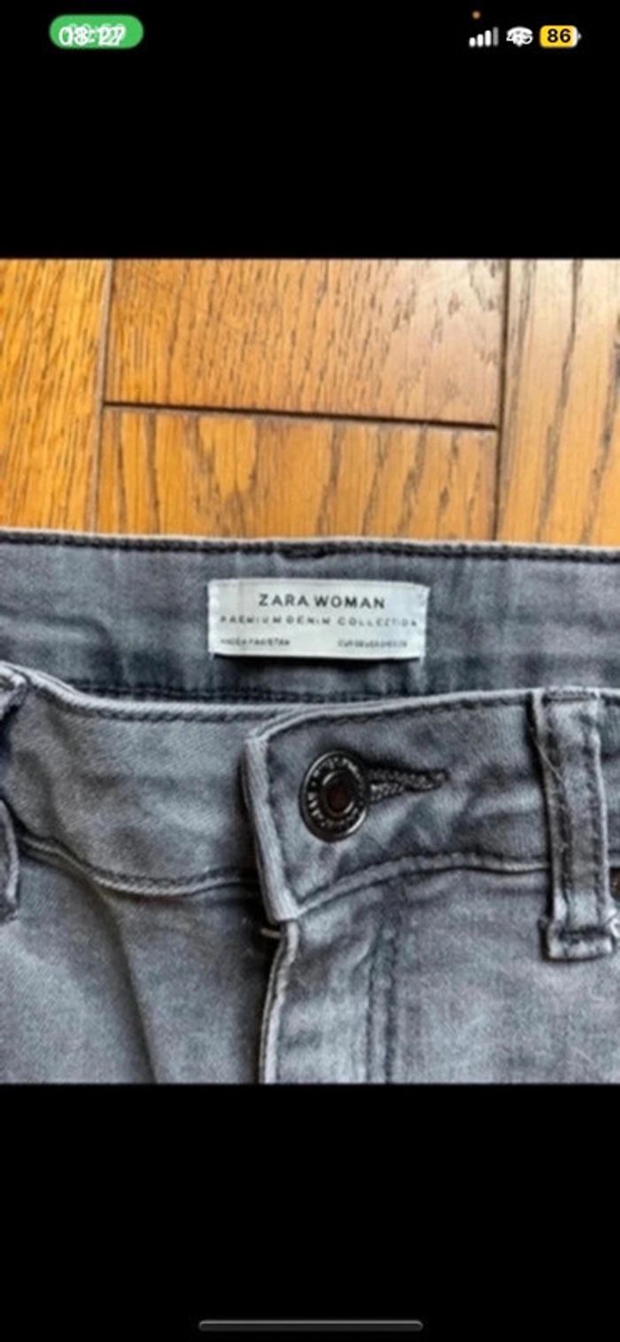 Sublime jean Zara skinny noir gris - photo numéro 5