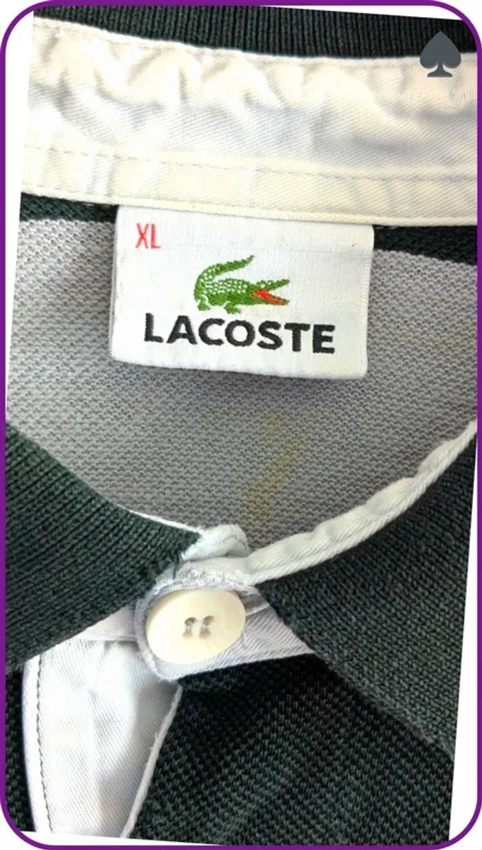 Polo manches longues homme Lacoste XL - photo numéro 3