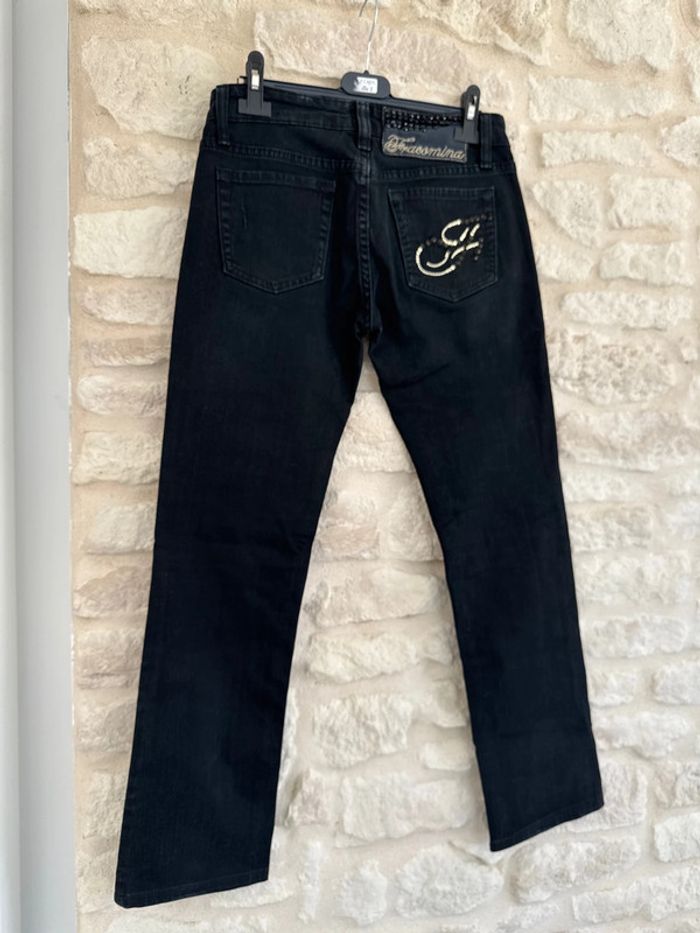 Jean droit noir Fracomina Taille 36 - 13 € - photo numéro 10