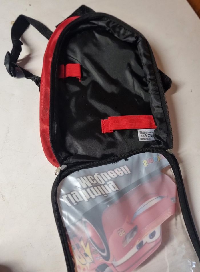 sac à dos cars 3 rouge Mcqueen - photo numéro 2