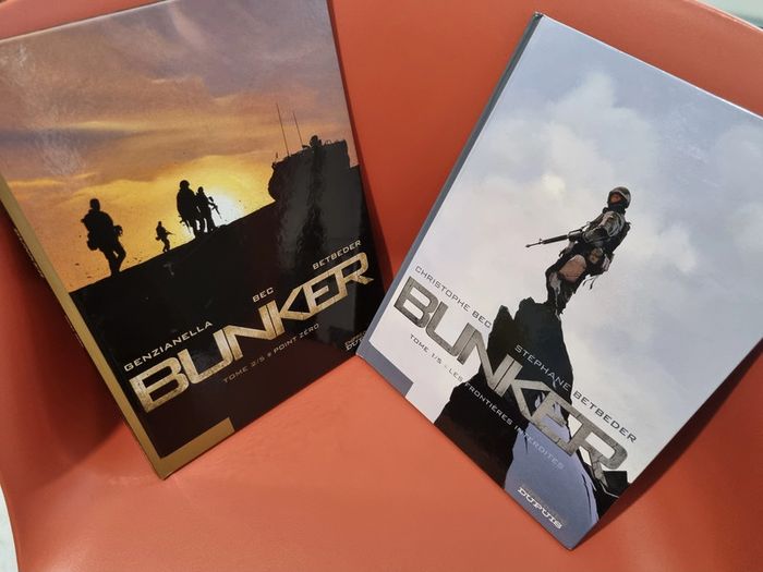 lot de deux bd Bunker empreintes dupuis en TBE