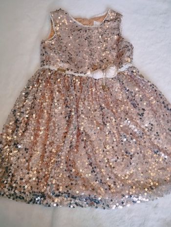 Robe Disney belle sequins 3/4 ans store fêtes fashion