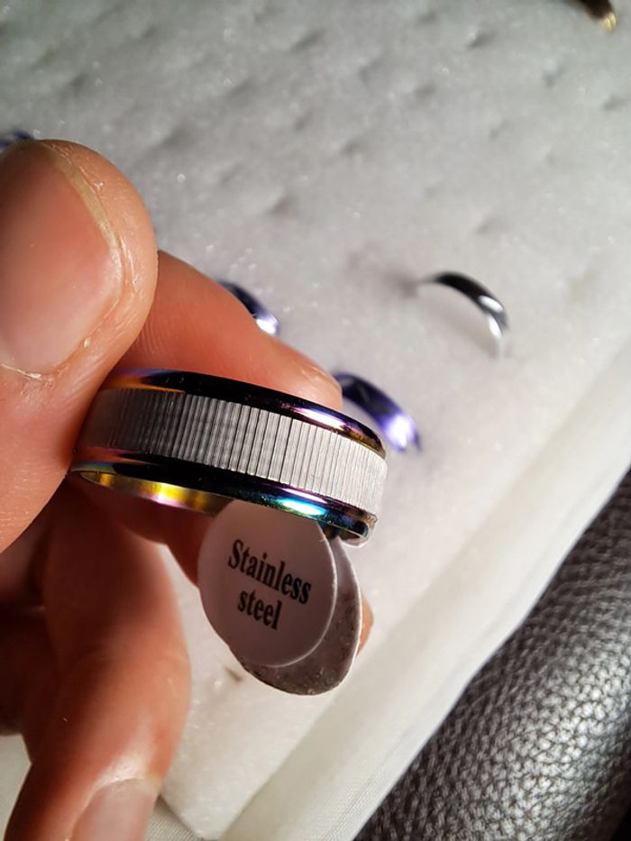 Bague acier inoxydable Granuleuse - photo numéro 3