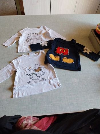 Lot tee-shirt manche longue