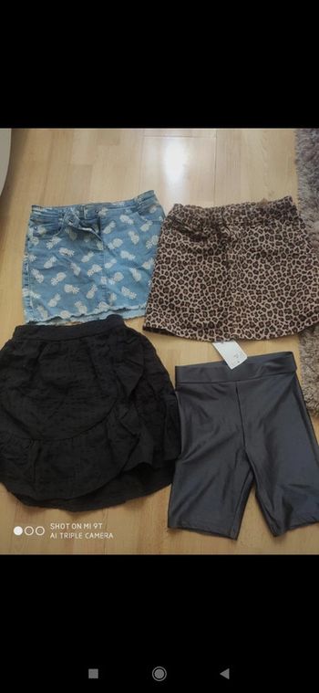 Lot jupes shorts été 10ans
