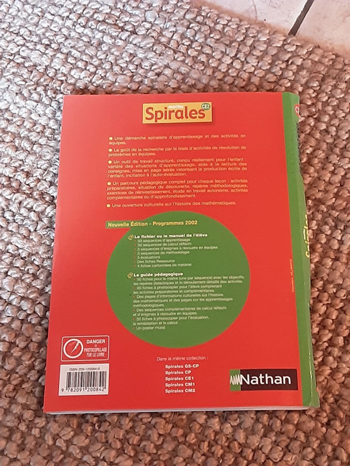 Maths Spirales CE2 Natha - photo numéro 2