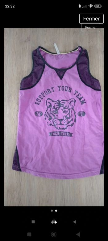 Débardeur fille 12 ans