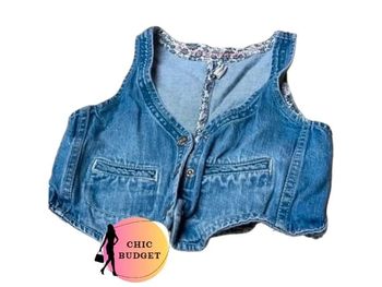 Gilet Sans Manches en Jean - Enfant