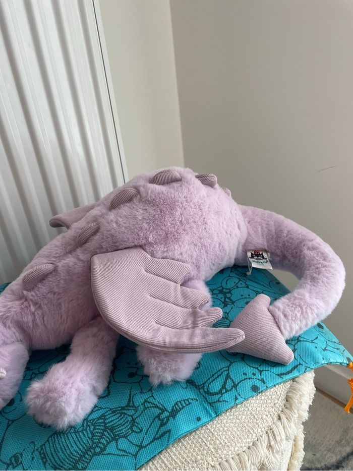Peluche JELLYCAT LAVANDER DRAGON LARGE 💜 - photo numéro 5