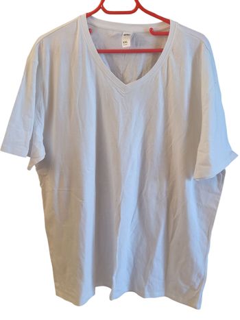 Tee-shirt  blanc manche courte homme