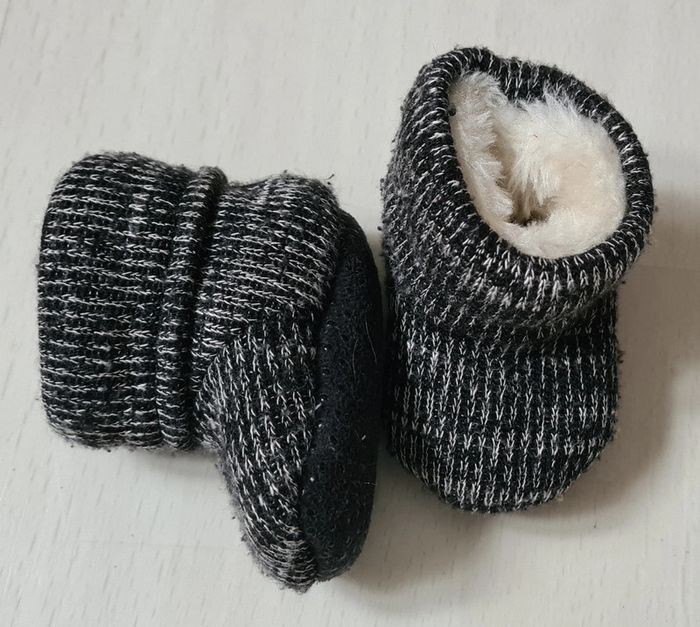 Chaussons fourrés chauds mixtes t16.17 - photo numéro 2