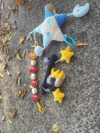 Lot 3 accroche poussette ou cosy