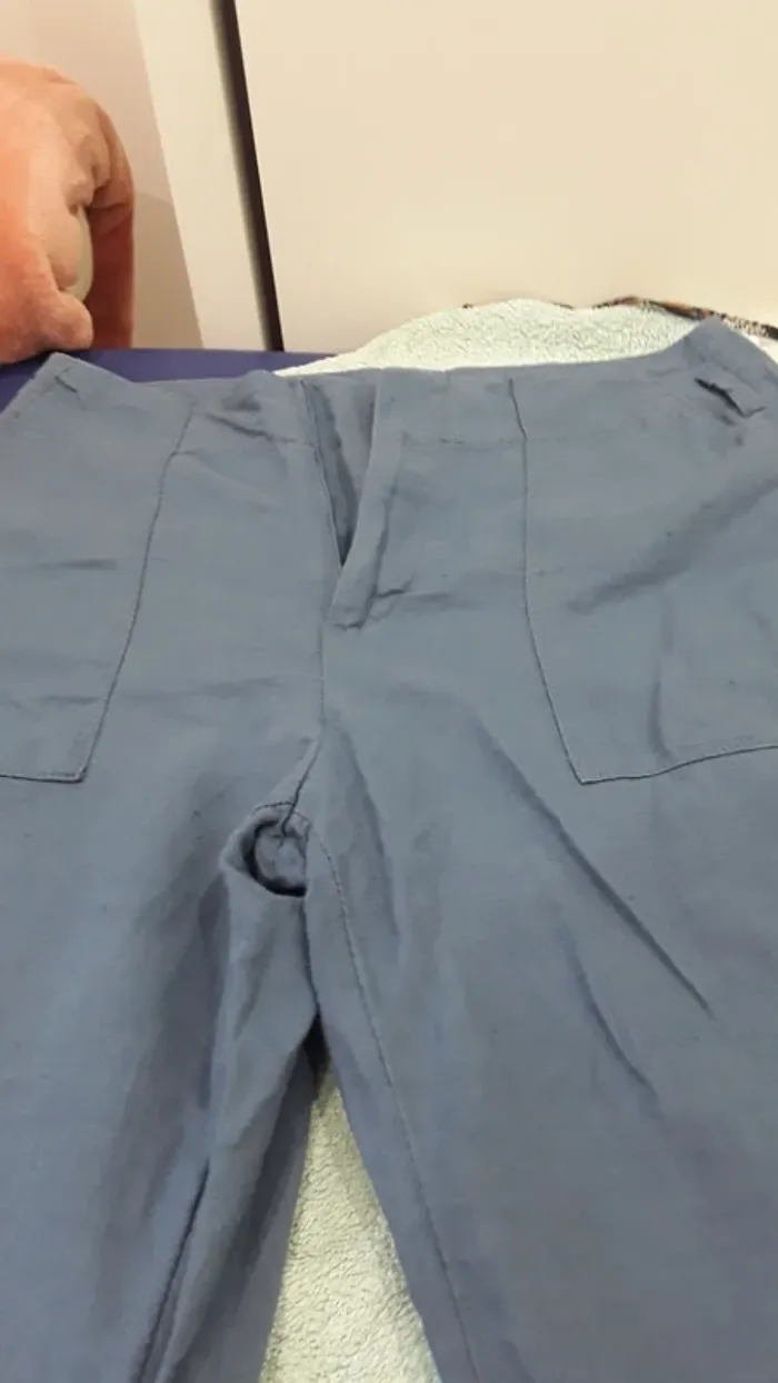 Pantalon en lin t 38 - photo numéro 2