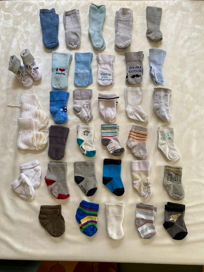 Chaussettes bébé naissance à 12 mois