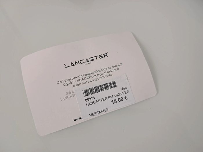Lancaster porte monnaie cuir neuf - photo numéro 10