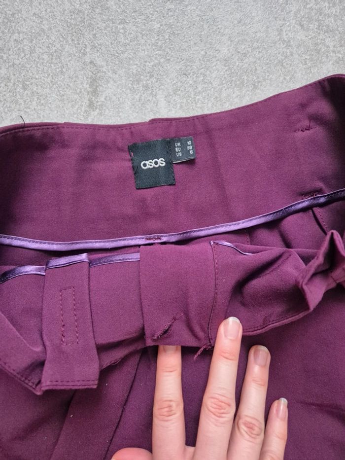 Short tissus violet asos - photo numéro 3